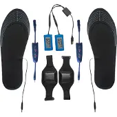 INF Semelles chauffantes, chauffe-pieds rechargeables à piles 35-41