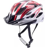 Martes - Casque de vélo de course « Gubbe » pour homme/femme (unisexe), cyclisme, polycarbonate PP16097 (L) (blanc/rouge/noir)