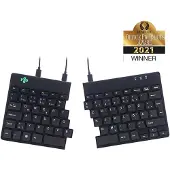R-Go Tools Split Keyboard German Noir