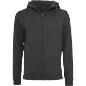 Build Your Brand Heavy Full Zip Sweatshirt Gris M Homme