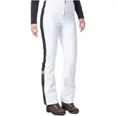 Rossignol - Pantalon de ski imperméable et stretch - W Resort Softshell Pant White pour Femme en Softshell - Taille M - Blanc