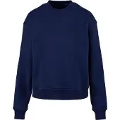 Build Your Brand Oversized Sweatshirt Bleu 5XL Femme