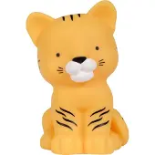 A Little Lovely Company veilleuse Tiger junior 14 cm PVC jaune/noir