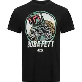 Lizenz M|STAR WARS T-shirt rétro Boba Fett pour homme POMTS079BLK