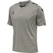 Hummel T-Shirt fonctionnel gris chiné / noir
