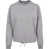 Build Your Brand Oversize Sweatshirt Gris S Femme