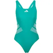 Adidas Maillot de bain sport turquoise / blanc