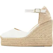 Castañer Espadrilles 'Carol' beige clair / blanc