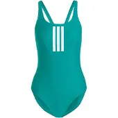 Adidas Maillot de bain sport émeraude / blanc
