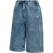 Adidas Originals Pantalon 'LOOSE DENIM' bleu denim / blanc