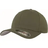 Flexfit Casquette 'Youth' olive / rouge sang / blanc