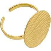 Usha WHITE LABEL Bague or