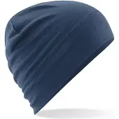 Beechfield Bonnet en laine Merino Steel Blue - Beechfield BF370