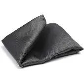 Suitable Pochette de Costume Soie Anthracite