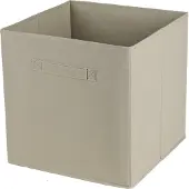 DOCHTMANN Boîte pour callax, boîte de rangement textile, beige 31x31x31cm