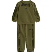 Adidas Survêtement 'Seasonal Essentials' olive / jade