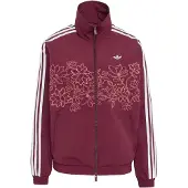 Adidas Veste mi-saison 'Firebird' lie de vin / melon / blanc
