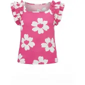 Usha Chemisier rose / blanc