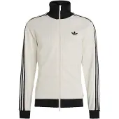 Adidas Franz Beckenbauer Classic Slim Full Zip Sweatshirt Blanc M Homme