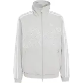 Adidas Veste mi-saison 'Firebird' gris clair / blanc