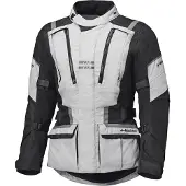 Held Veste textile imperméable pour moto Hakuna Matata 3, gris clair/noir, Long 3XL