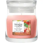 Yankee candle White Strawberry Bellini bougie parfumée Signature 110 g