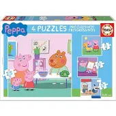 Educa Puzzle 12+16+20+25 pièces Pepa Pig 16817