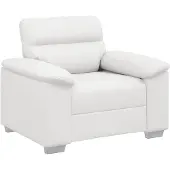 vidaXL Fauteuil blanc 100x81x84 cm Simili cuir