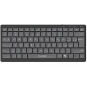 Vultech KEY-601WBT, Mini, sans fil, USB + RF + Bluetooth, touches à ciseaux, clavier QWERTY, noir