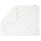 Childhome Tapis de Parc Childhome Hearts Ecru (75 x 95 cm)