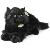 Rappa Chat en peluche noir, 30 cm, ÉCOLOGIQUE
