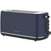Terraillon Grille-pain Long New Moon 1550 W Bleu nuit