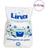 vidaXL Lessive en poudre pour 150 lavages 9,75kg blanc