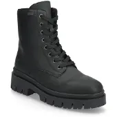 Rieker Damen TEX Stiefel gefüttert Schwarz