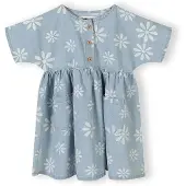 MINOTI Robe bleu denim / bleu clair