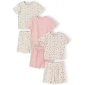 MINOTI Pyjama crème / rose clair
