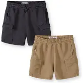 MINOTI Pantalon camel / noir