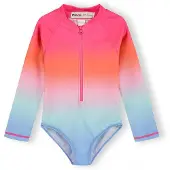 MINOTI Maillot de bain bleu / orange / rose