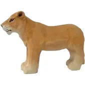 Wudimals Figurine Lionne en bois