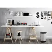 Kis Poubelle Pedale + Seau Inox 25 L