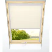 Time4blinds - Store fenêtre de toit occultant - 620x832mm - Ecru