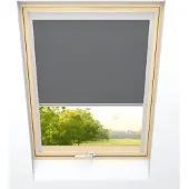 Time4blinds - Store fenêtre de toit occultant - 620x832mm - Anthracite