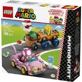 LEGO Super Mario Mario Kart – Piranha Plant et course de voitures, jeu de construction, à partir de 8 ans, plastique, 588 pièces, 745 g