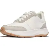 FitFlop F-mode Flow Suede Mix Flatform Trainers Blanc EU 36 Femme
