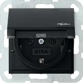 Gira Schuko-Steckdose sw 0454005