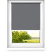 Time4blinds - Store occultant sans perçage, 1000x1000mm, Anthracite Clair - Gauche