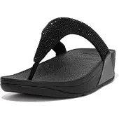 FitFlop Lulu Crystal Emb Sandals Noir EU 36 Femme