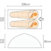 Regatta 2p Instant Tent Vert 2 Places