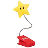 Paladone Lampe Super Mario, modèle Super Star, clip, 33 cm