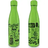 Pyramid Morty Rick Metal Bottle & Phrases Vert